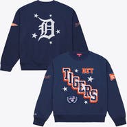 Mitchell & Ness Women's Mitchell & Ness Navy Detroit Tigers Pep Rally Sweatshirt