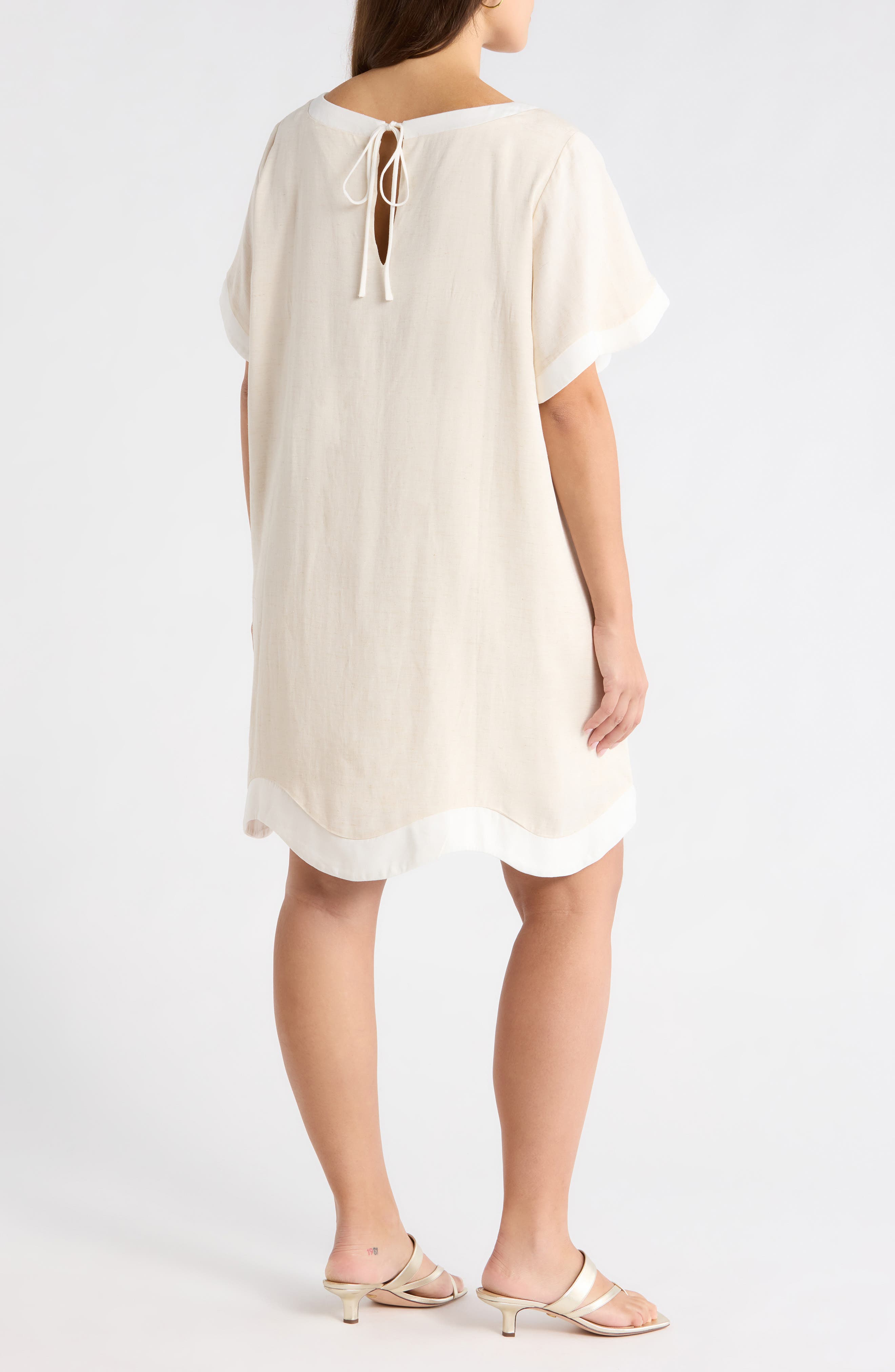 Gizelle Scallop Shift Minidress - image 4