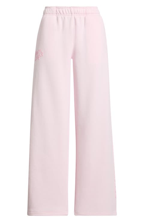 Someone Loves You Wide Leg Fleece Sweatpants