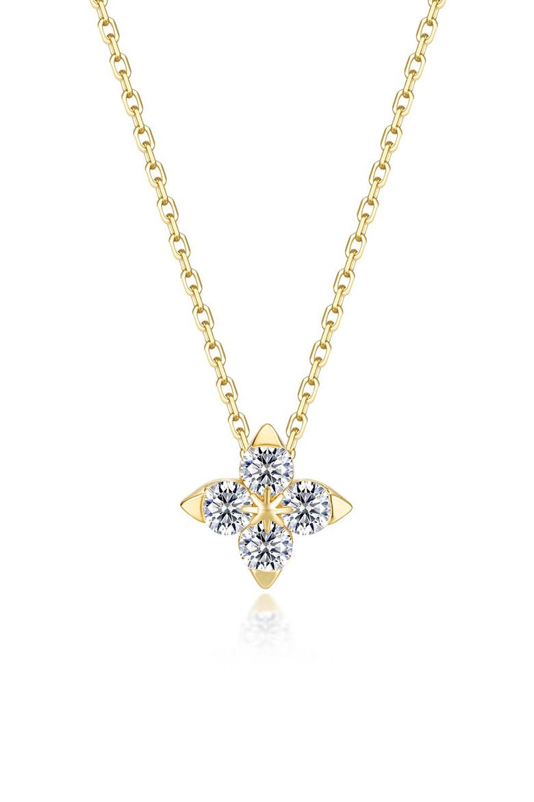 Trillium Superbloom Necklace, Main, color, GOLD