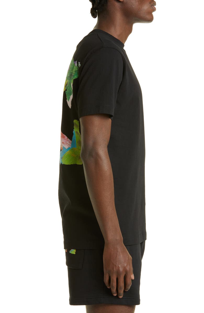 Off-White Brush Arrow Slim Flit Graphic Tee, Alternate, color,