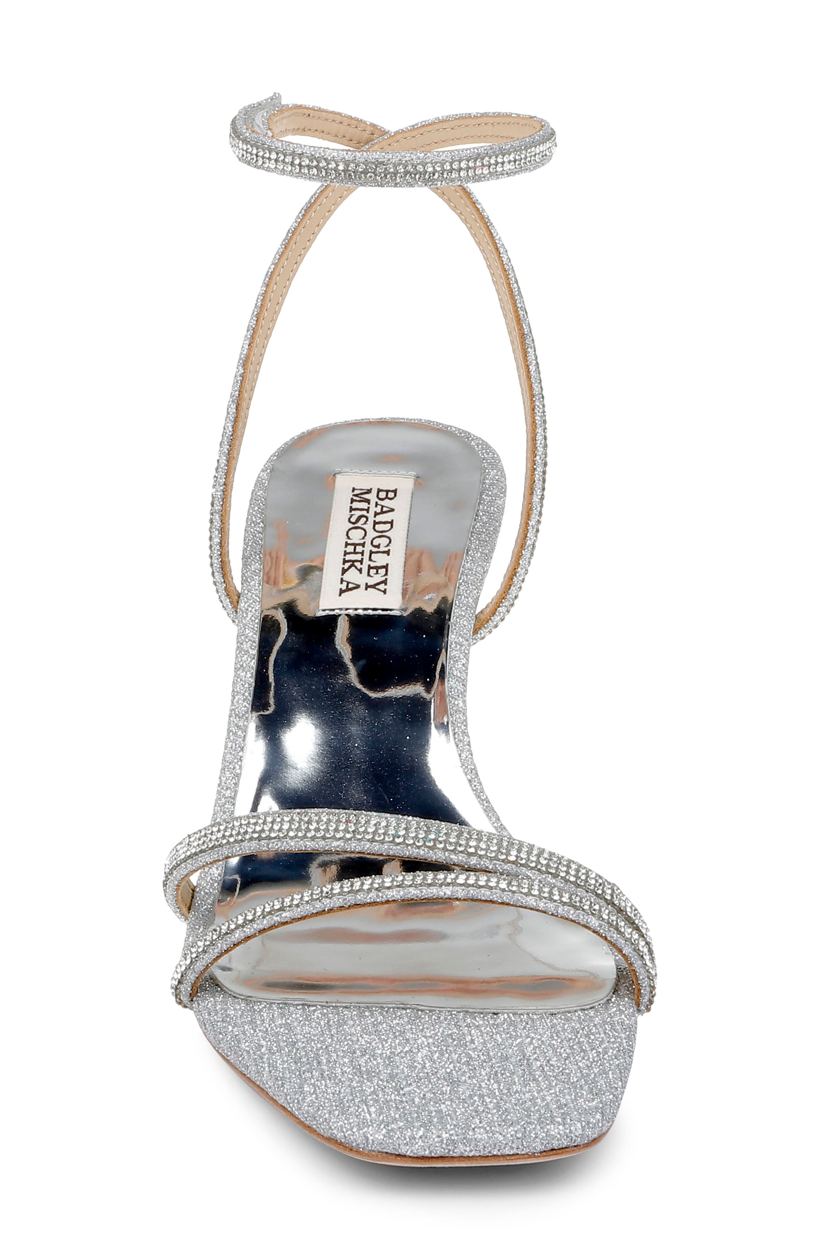Ultra Ankle Strap Sandal, Alternate, color, SILVER