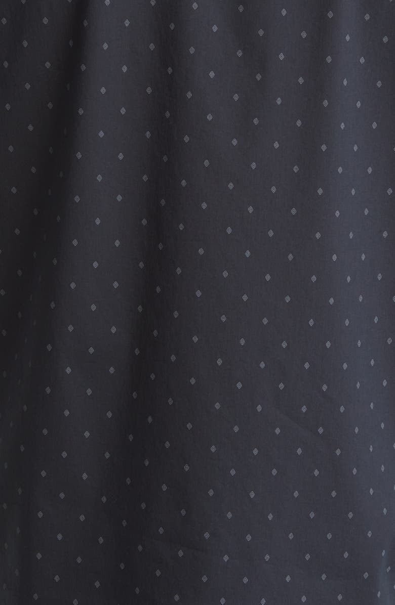 TravisMathew Better Not Diamond Print Short Sleeve Button-Up Shirt, Alternate, color, 