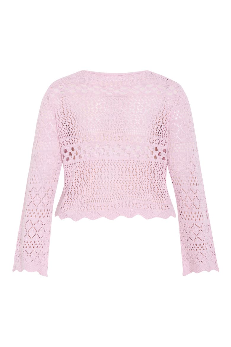 Love Open Stitch Cardigan, Alternate, color, BLUSH