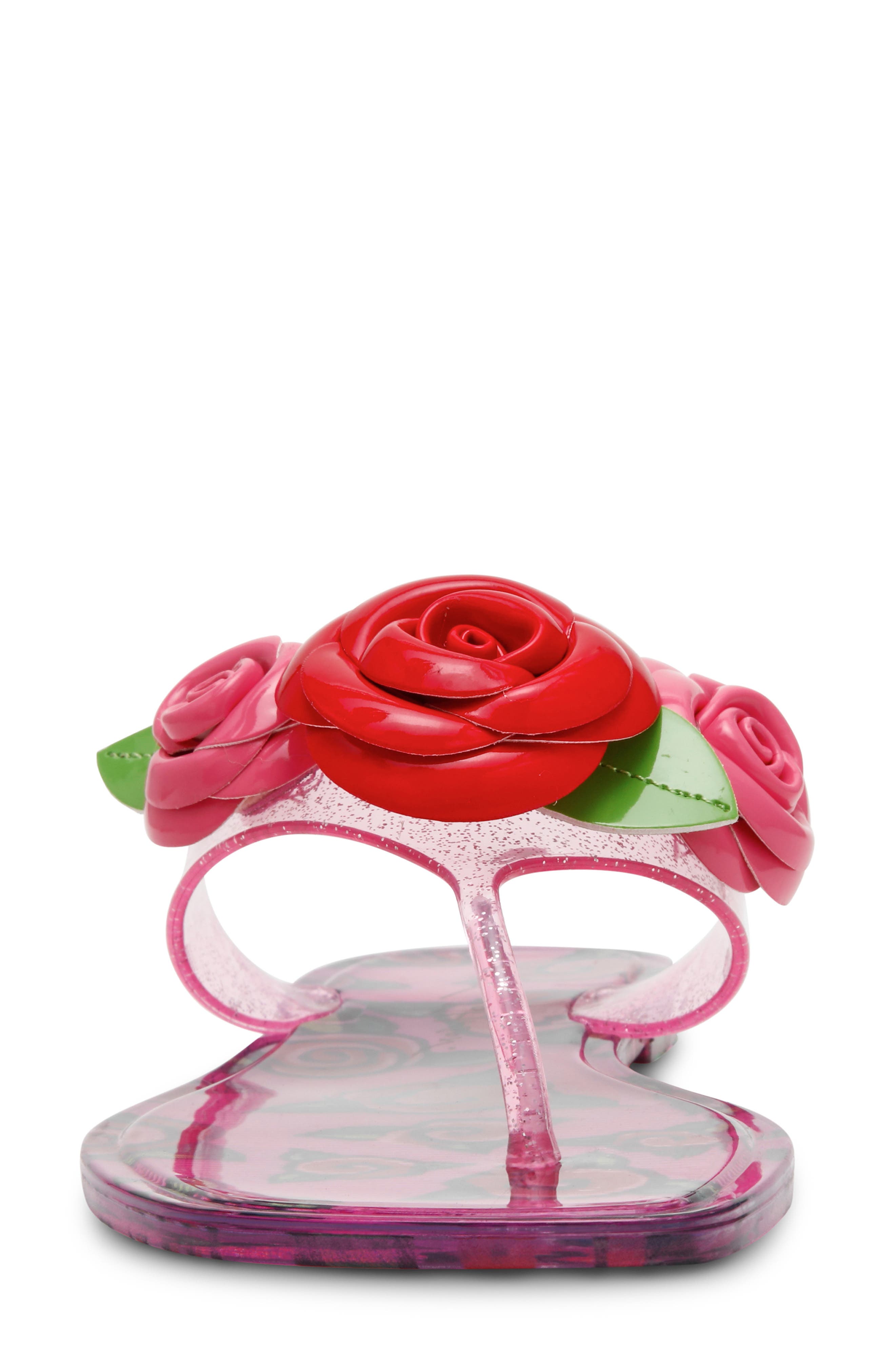 Trenten Jelly Flip Flop, Alternate, color, FUCHSIA/ ROSE