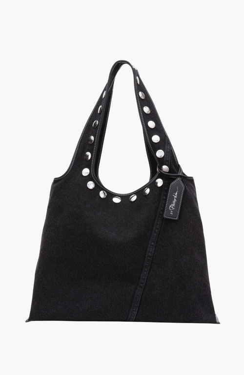 3.1 Phillip Lim Denim Market Tote Bag in Washed Black at Nordstrom