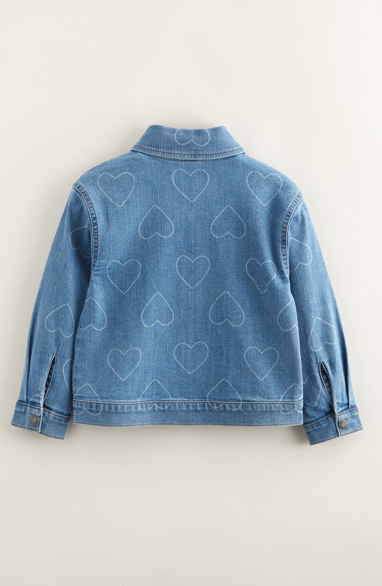 Tucker + Tate Kids' Barn Denim Jacket, Alternate, color, 