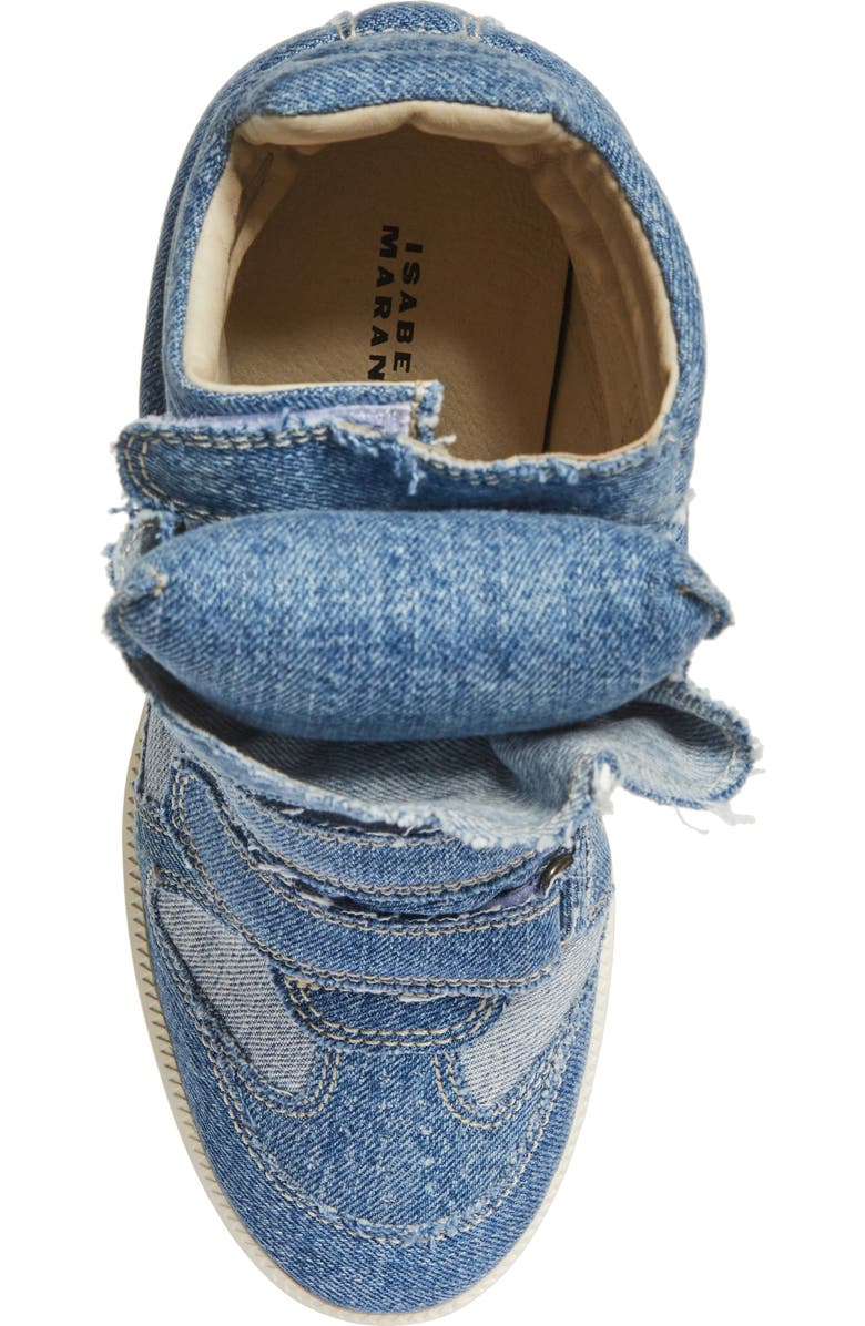 Isabel Marant Bekett Hidden Wedge High Top Sneaker, Alternate, color,