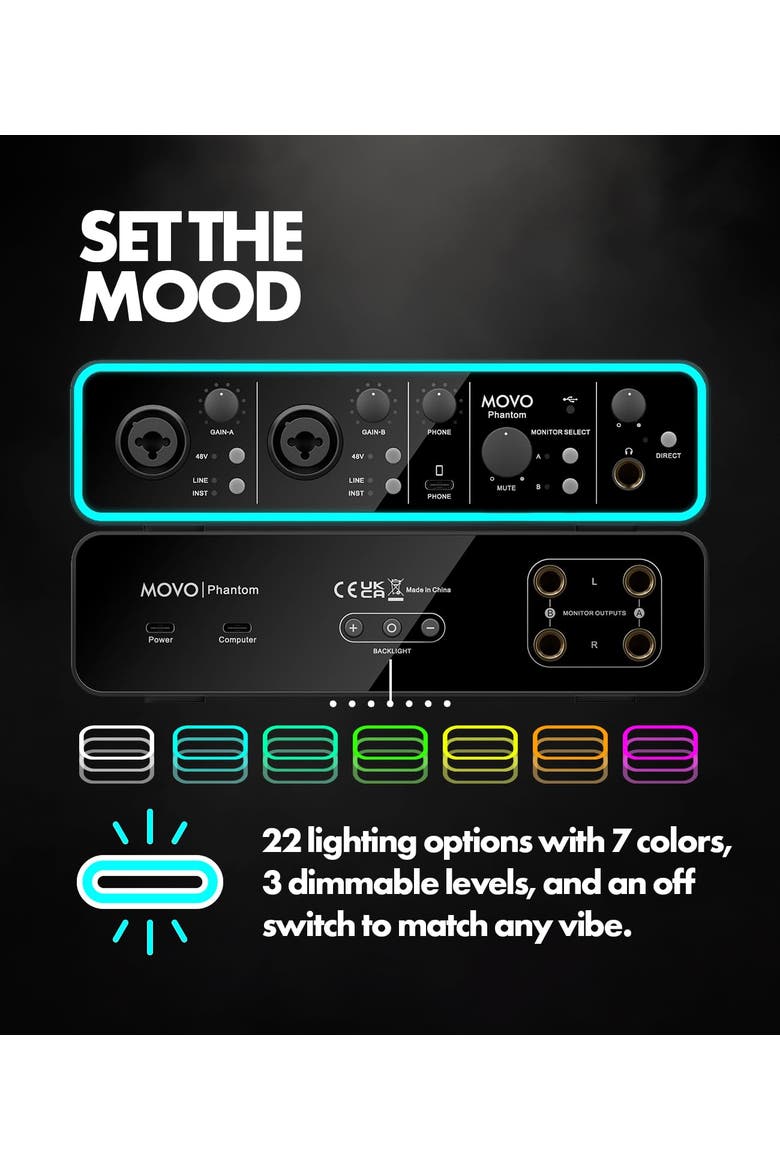 Music Audio Interface Bundle with USB Interface, Dynamic Microphone, and Boom Arm, Alternate, color, Black