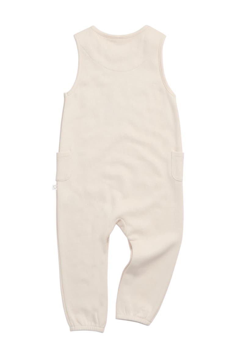 Hearts Dungarees, Alternate, color, Cream & Red