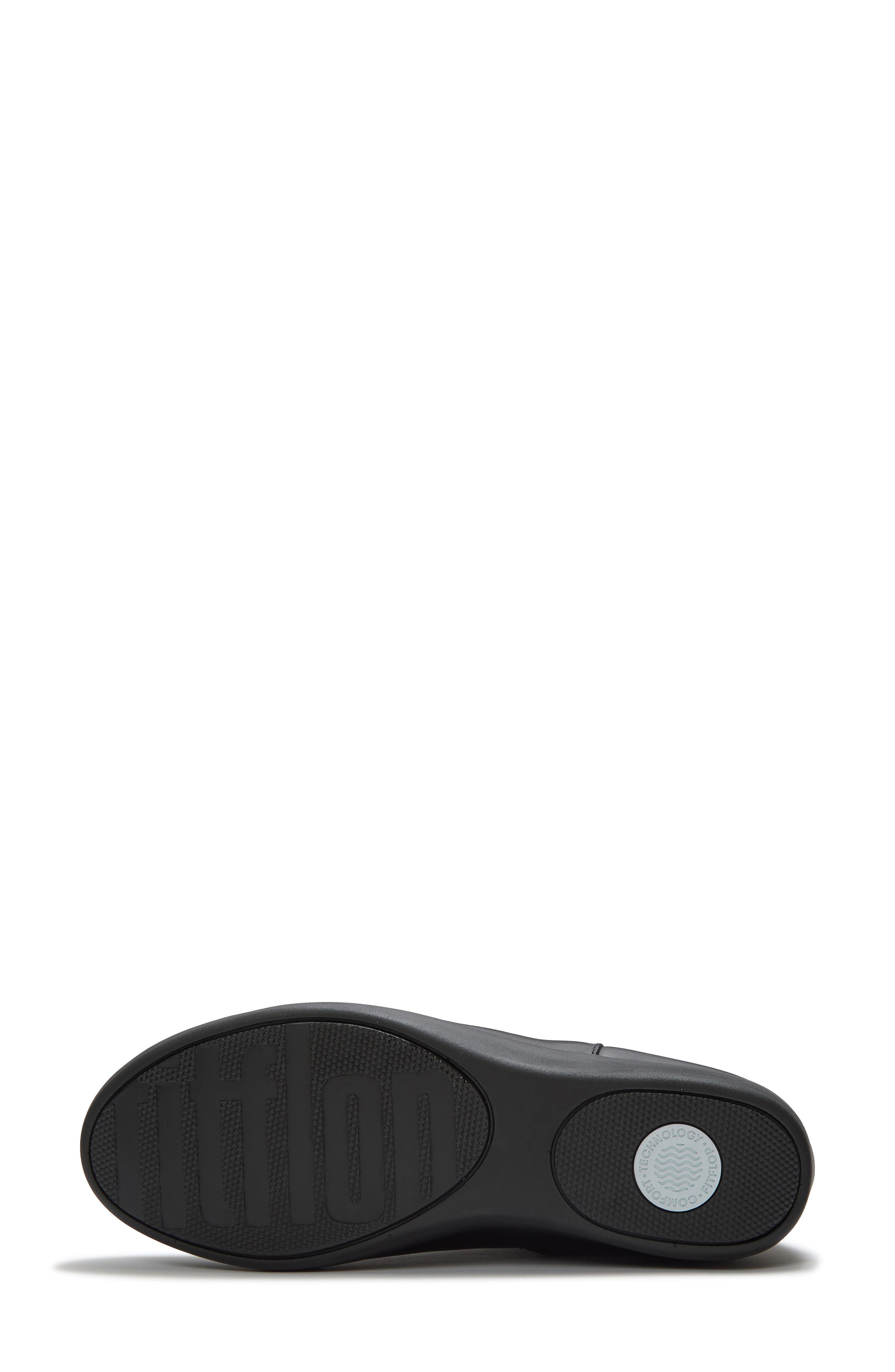 Flowform Leather Chelsea Boot, Alternate, color, ALL BLACK