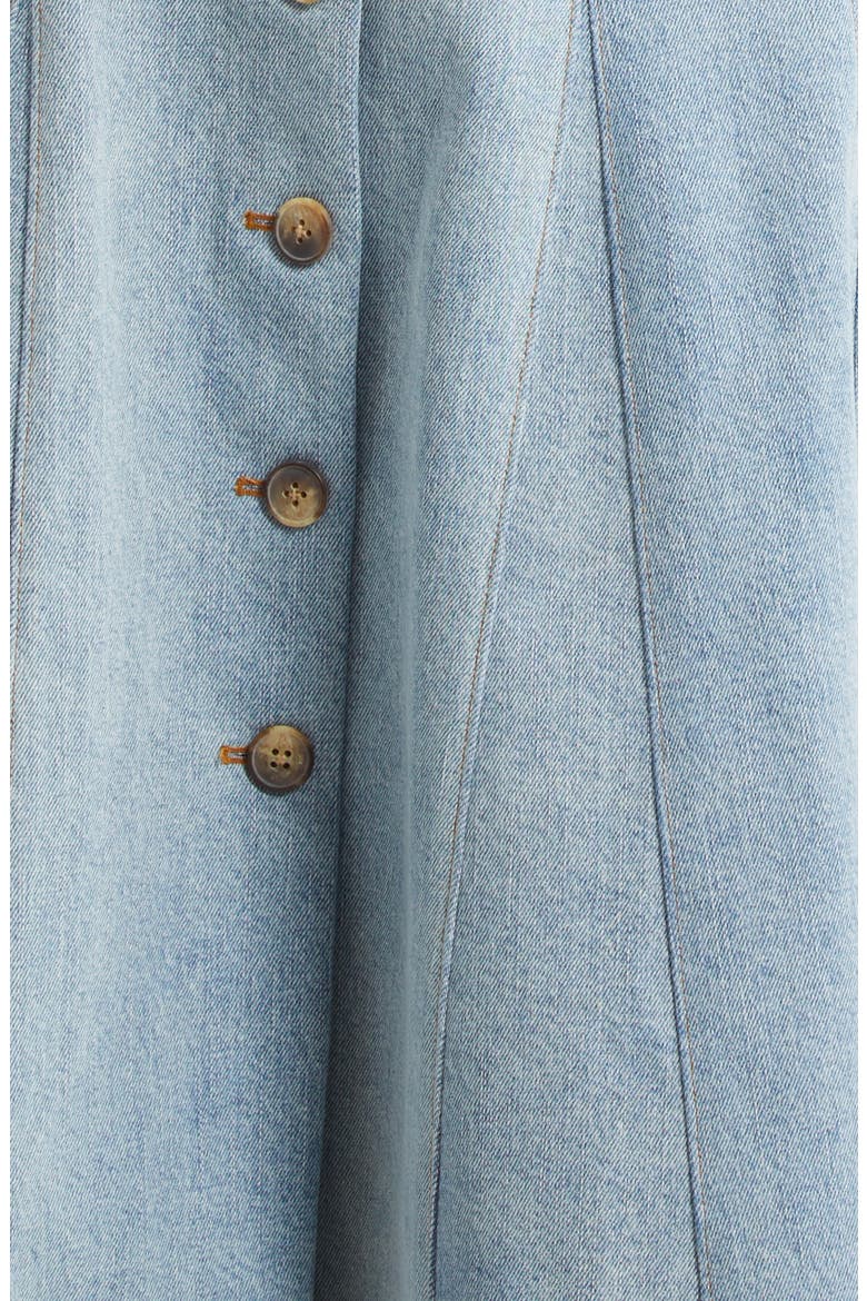 Lou A-Line Denim Dress, Alternate, color, BLUE MIRAGE