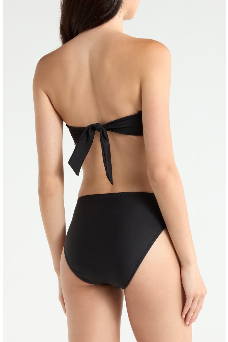 Bandeau Bikini Top, Alternate, color, BLACK