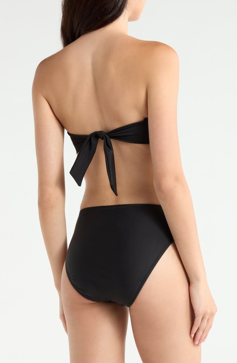 Sanctuary Bandeau Bikini Top, Alternate, color, Black