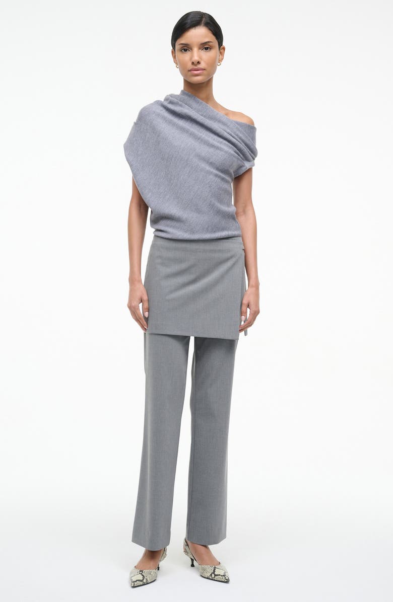 STAUD Mabel One-Shoulder Sweater, Alternate, color,