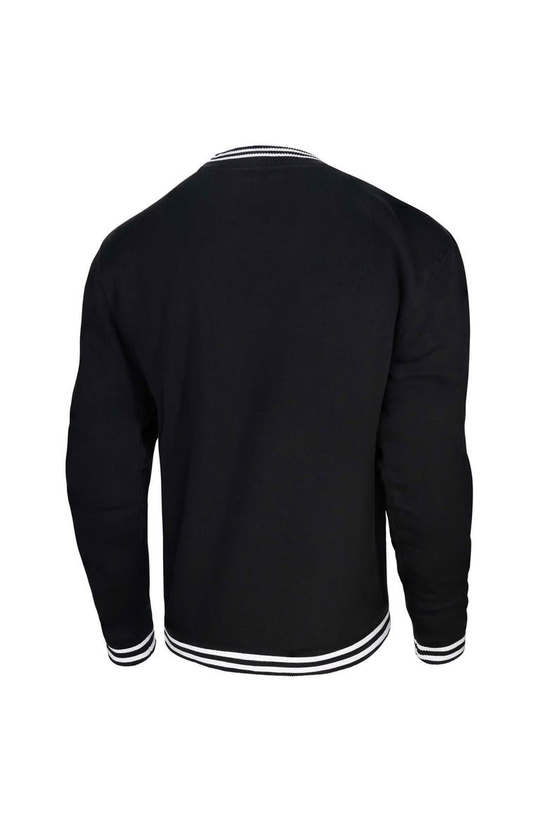 Men's Stadium Essentials Black Memphis Grizzlies Club Level Pullover Sweatshirt, Alternate, color, Black