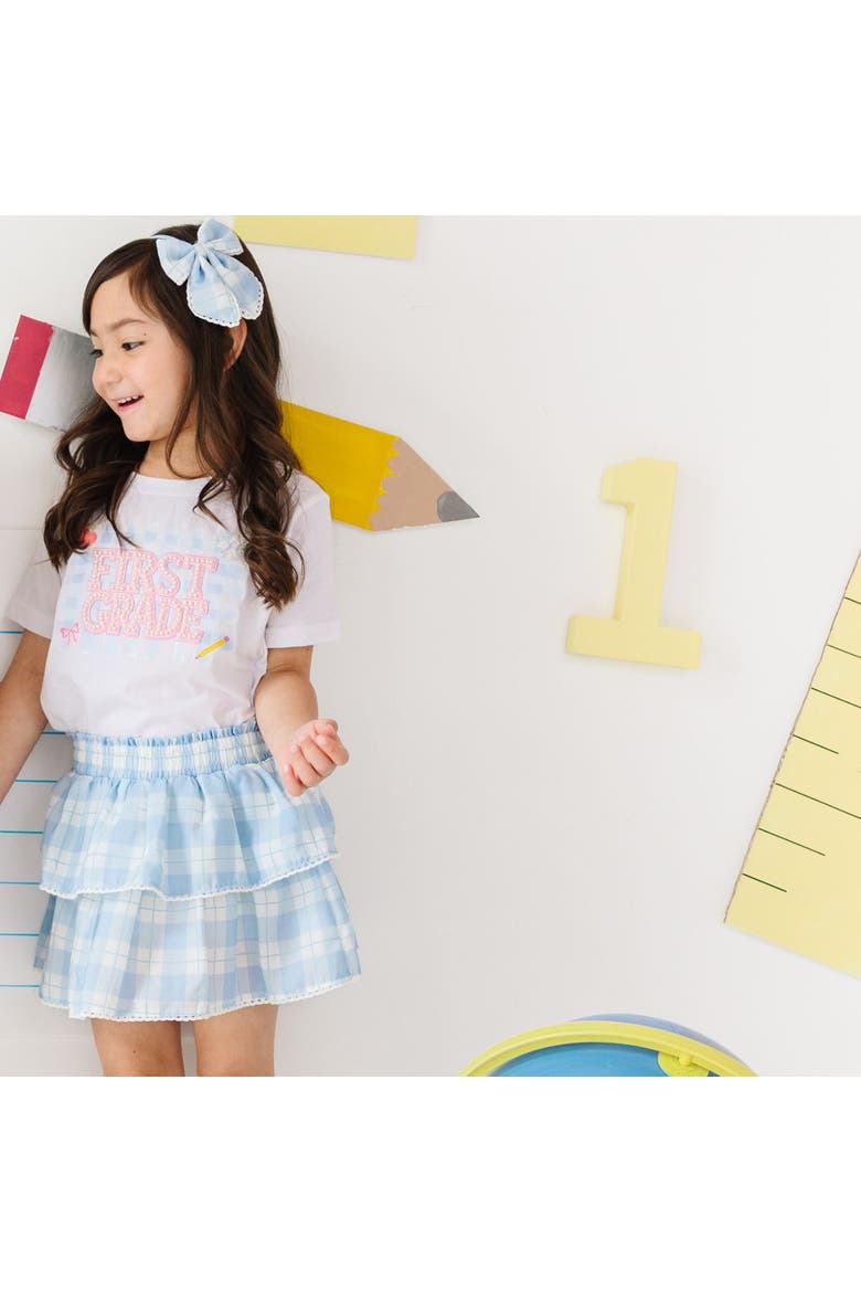 First Grade Pearl Patch Short Sleeve T-Shirt, Alternate, color, White