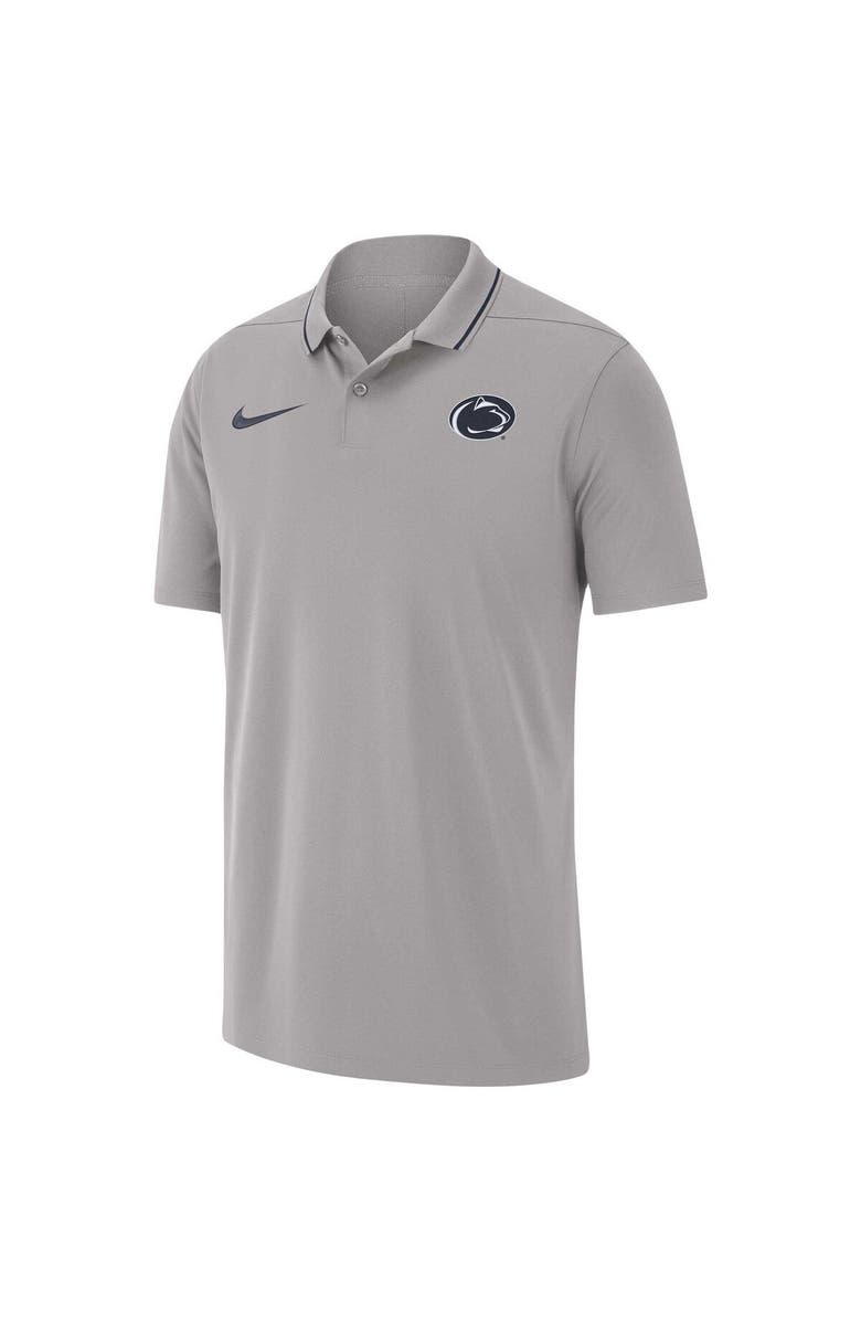 Nike Men's Nike Gray Penn State Nittany Lions 2023 Coaches Performance Polo, Alternate, color, 