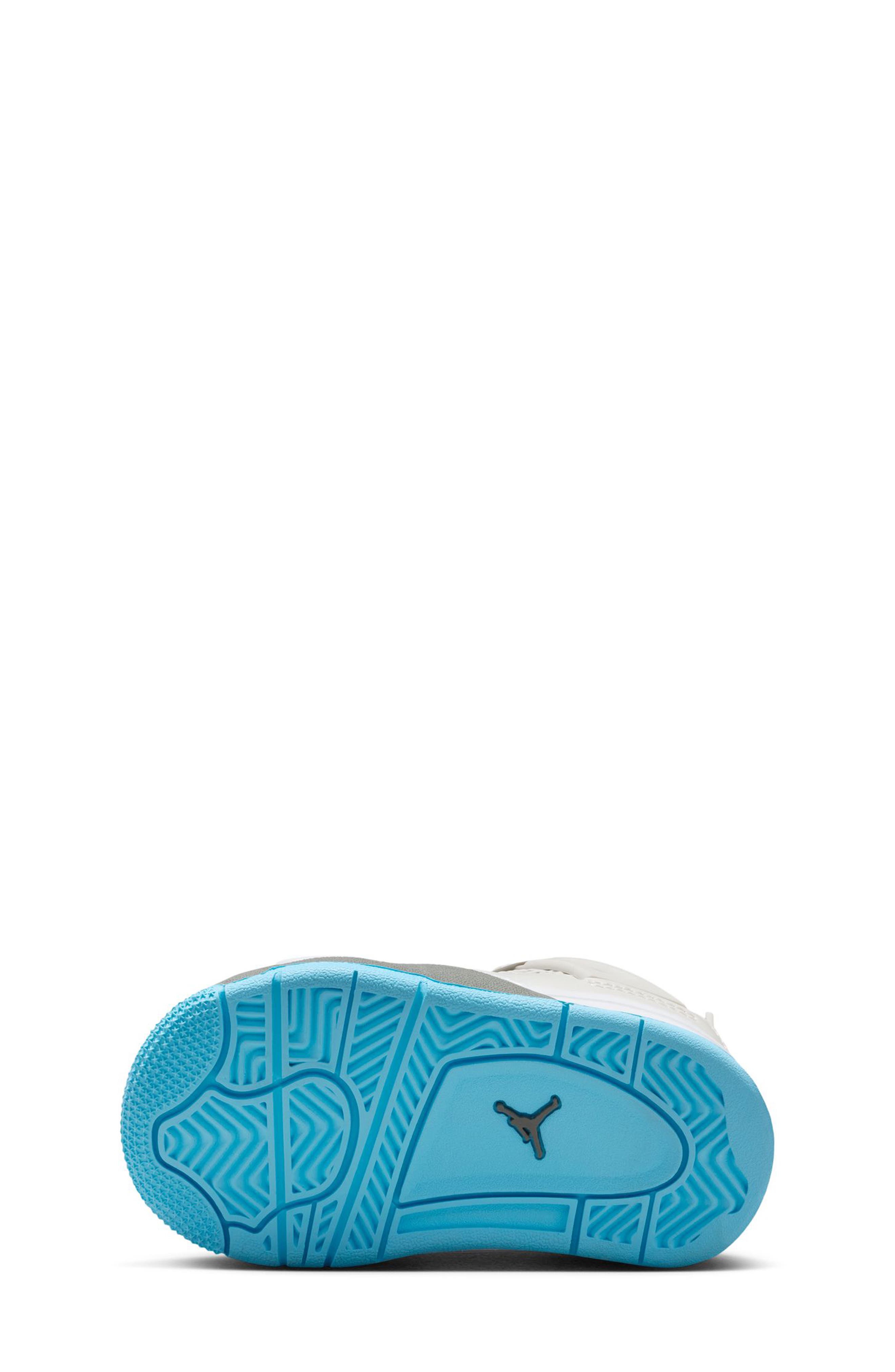 Jordan Air Jordan 4 Retro Basketball Sneaker, Alternate, color, Photon Dust/ Blue Chill