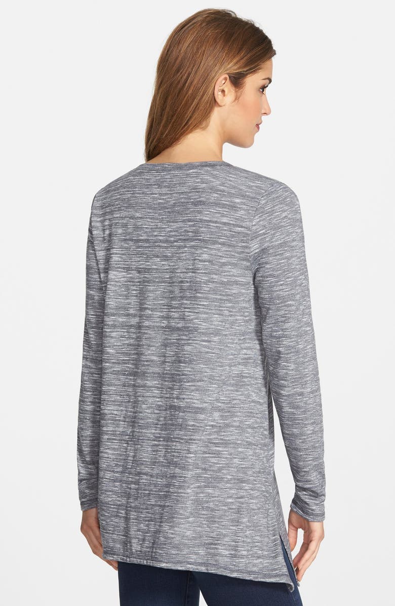 Caslon<sup>®</sup> Side Slit Long Sleeve Tee, Alternate, color, 