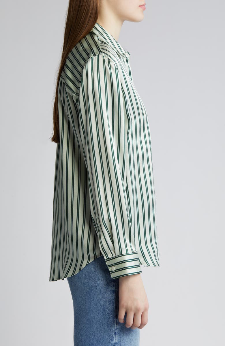 Rails Spencer Stripe Silk Shirt, Alternate, color,
