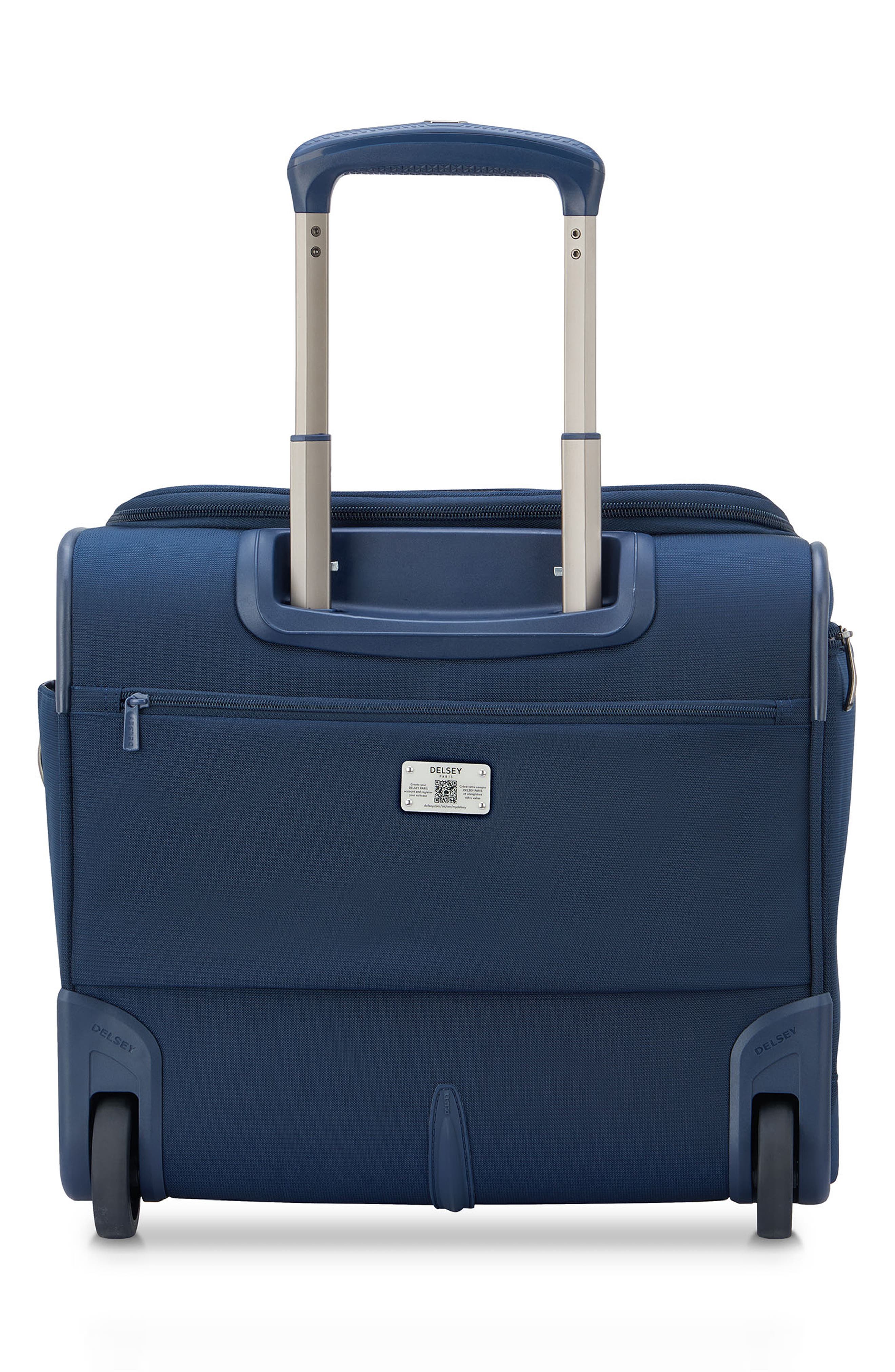 DELSEY Helium DLX Cabin Spinner Carry-On Bag, Alternate, color, Navy