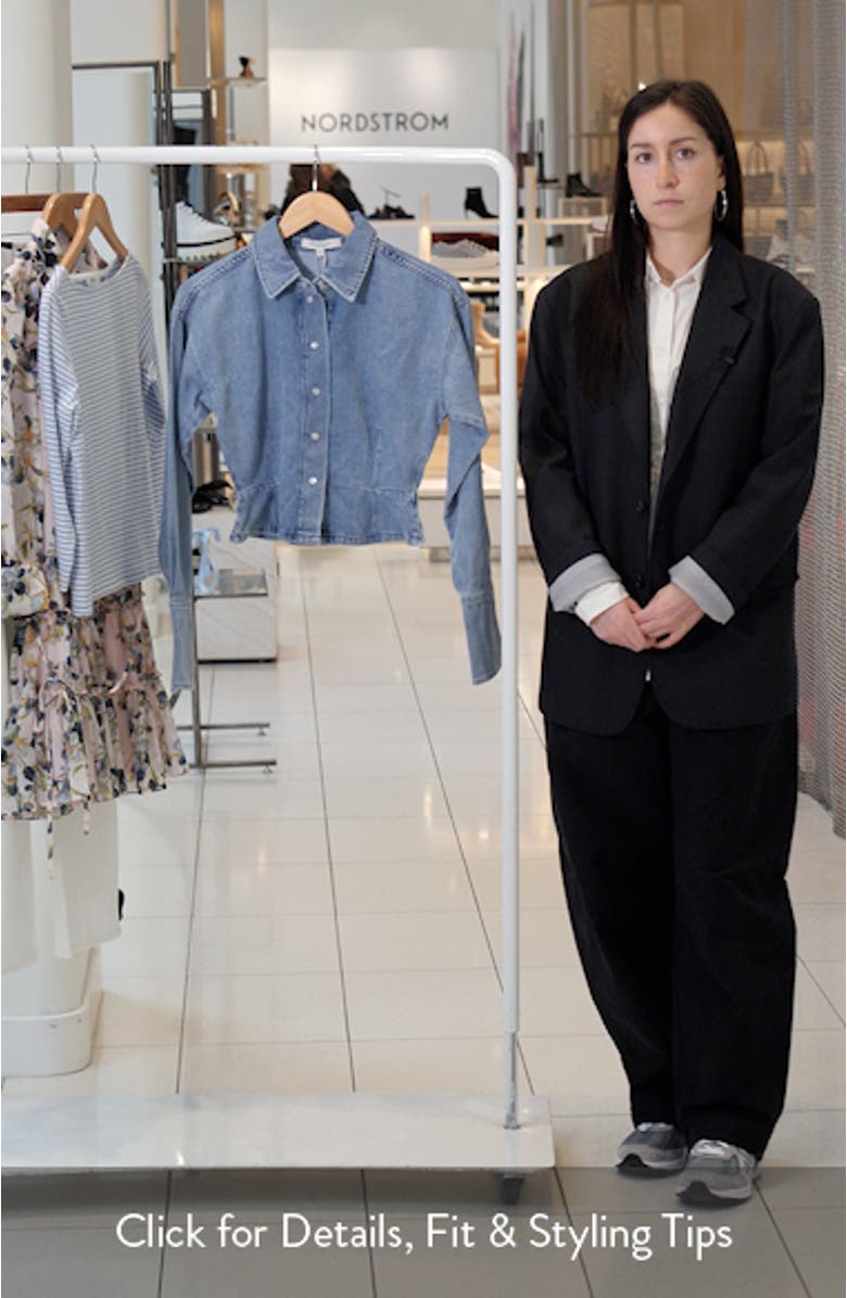 The Eyes On Me Denim Button-Up Shirt, sales video thumbnail