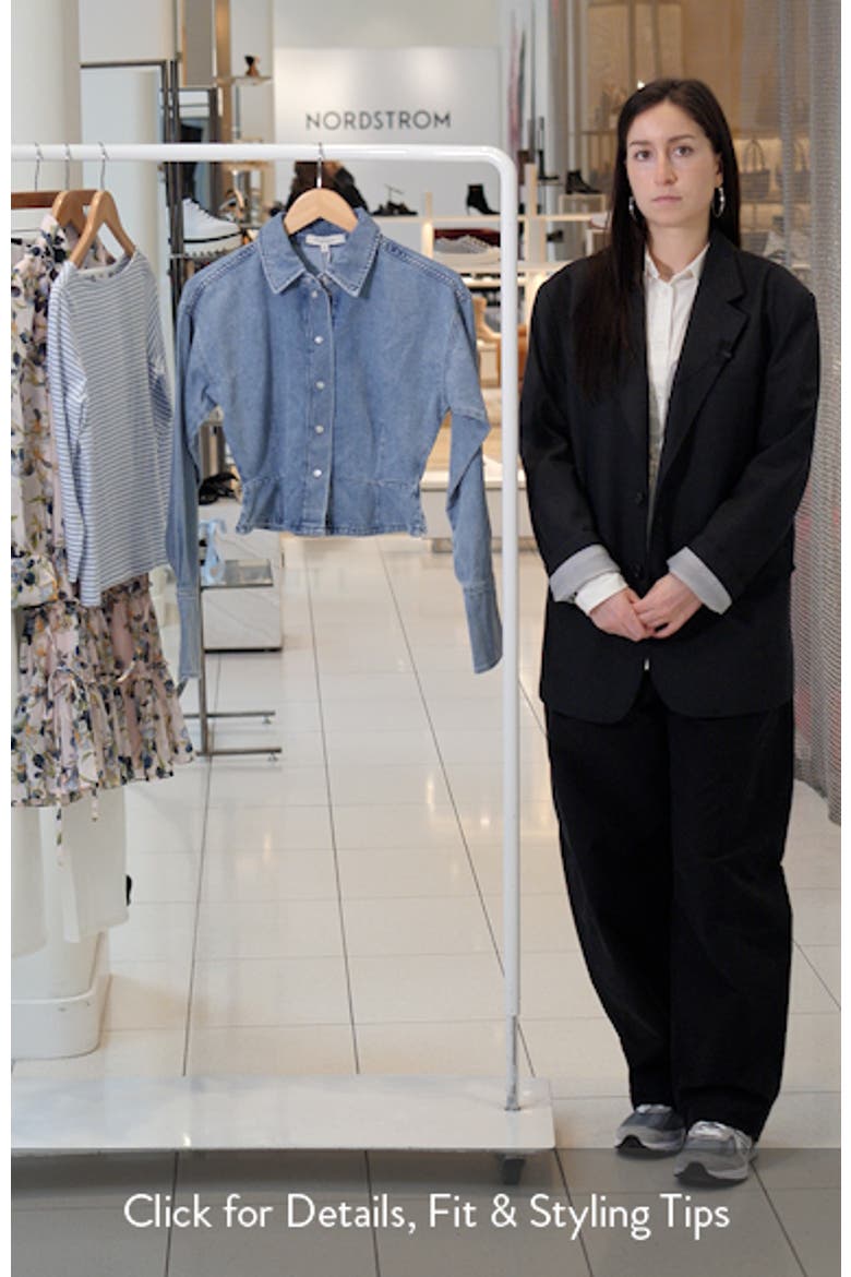 The Eyes On Me Denim Button-Up Shirt video