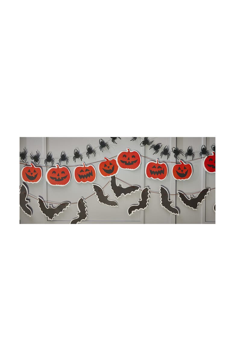 tag Going Batty Paper Garland Halloween Wall Decor Black, Alternate, color, Black