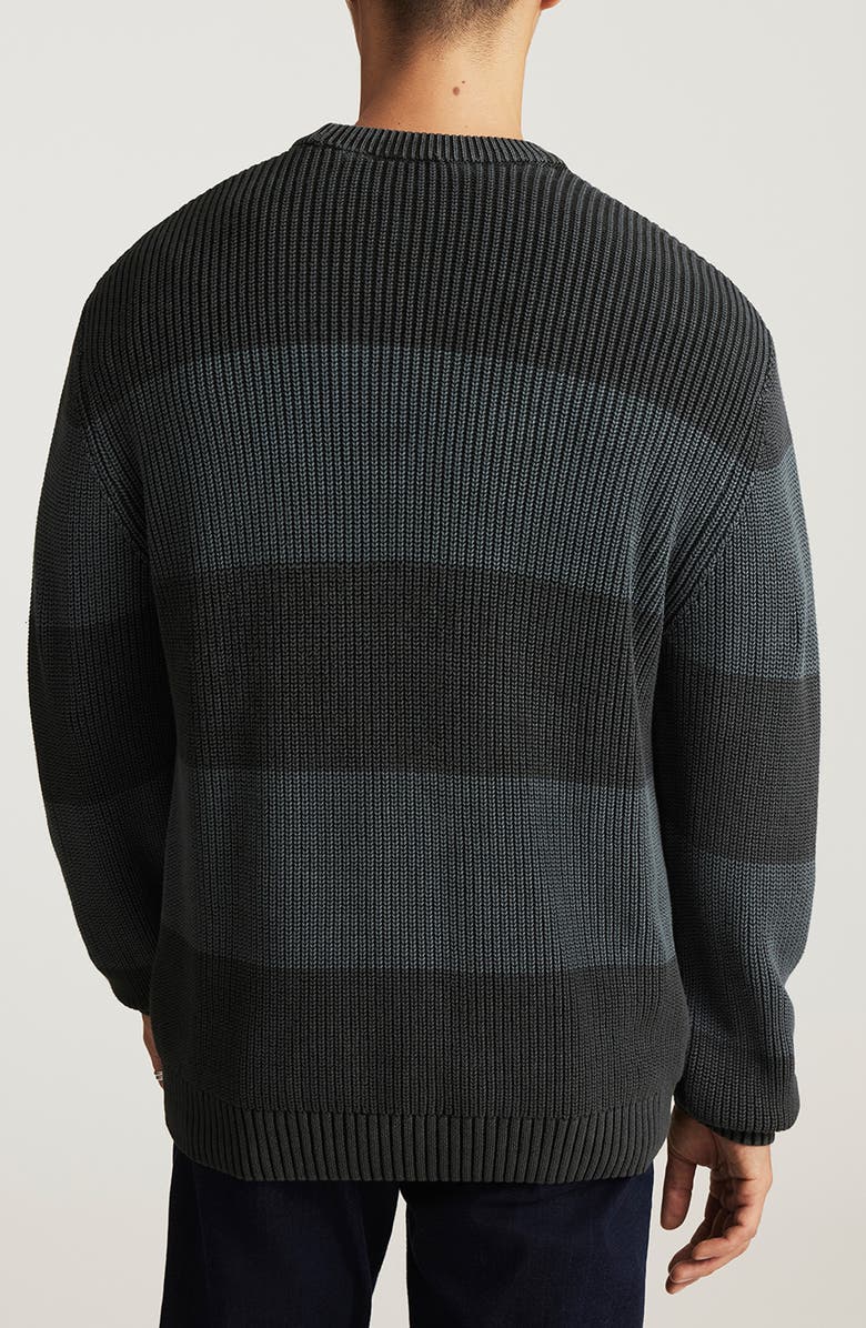 Mavi Jeans Raven Colorblock Cotton Sweater, Alternate, color, Raven