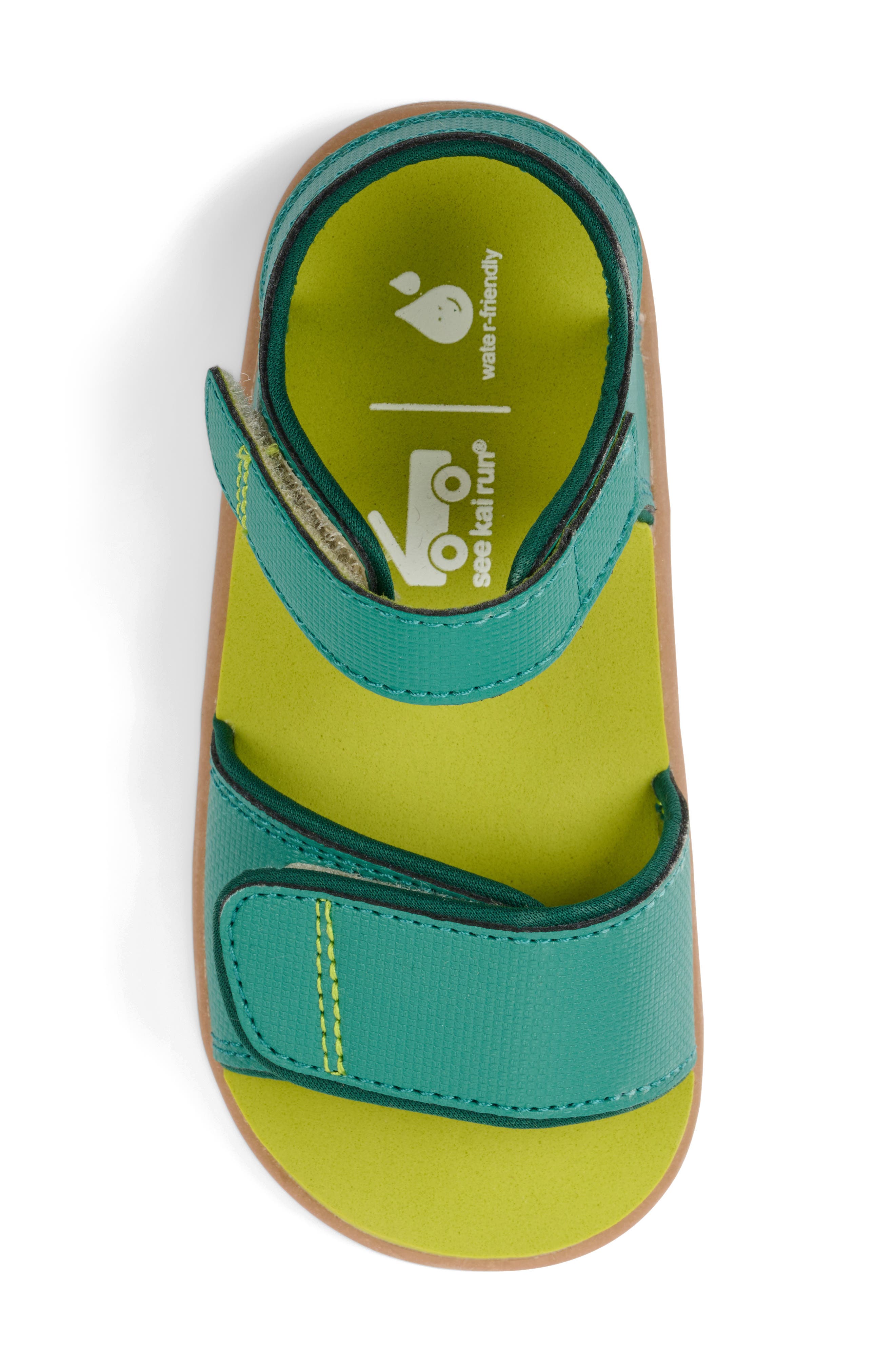 See Kai Run Kids' Logan Sandal, Alternate, color, Jungle Green