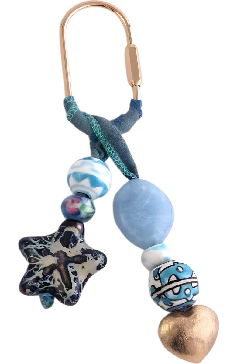 MacRae & Co. Starfish Wonder Bag Charm, Main, color, Blue