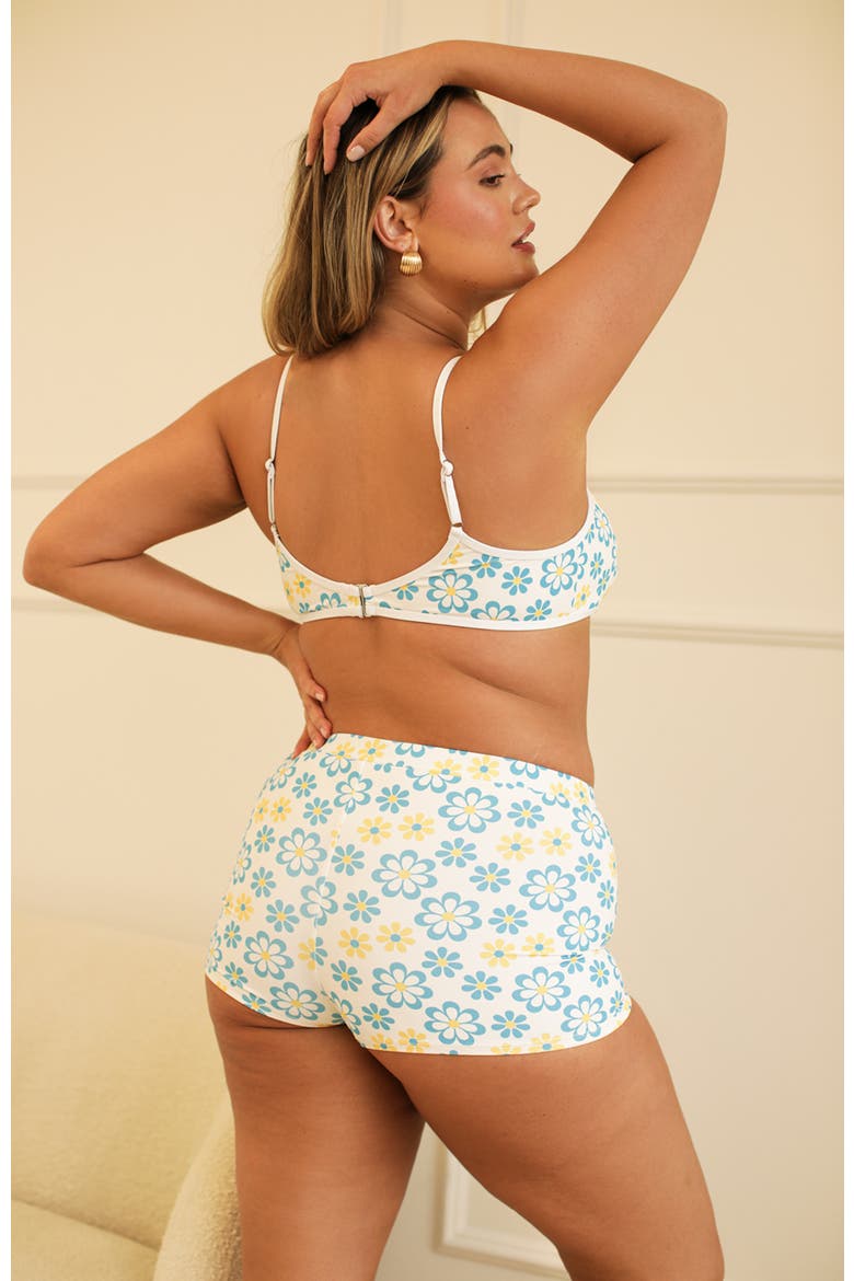 Blair Scoop Neck Bikini Top, Alternate, color, Honeysuckle