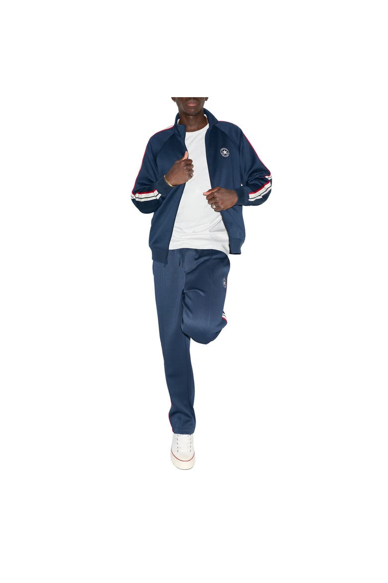 Varsity Track Full Zip Sweatshirt, Alternate, color, CONVERSE NAVY