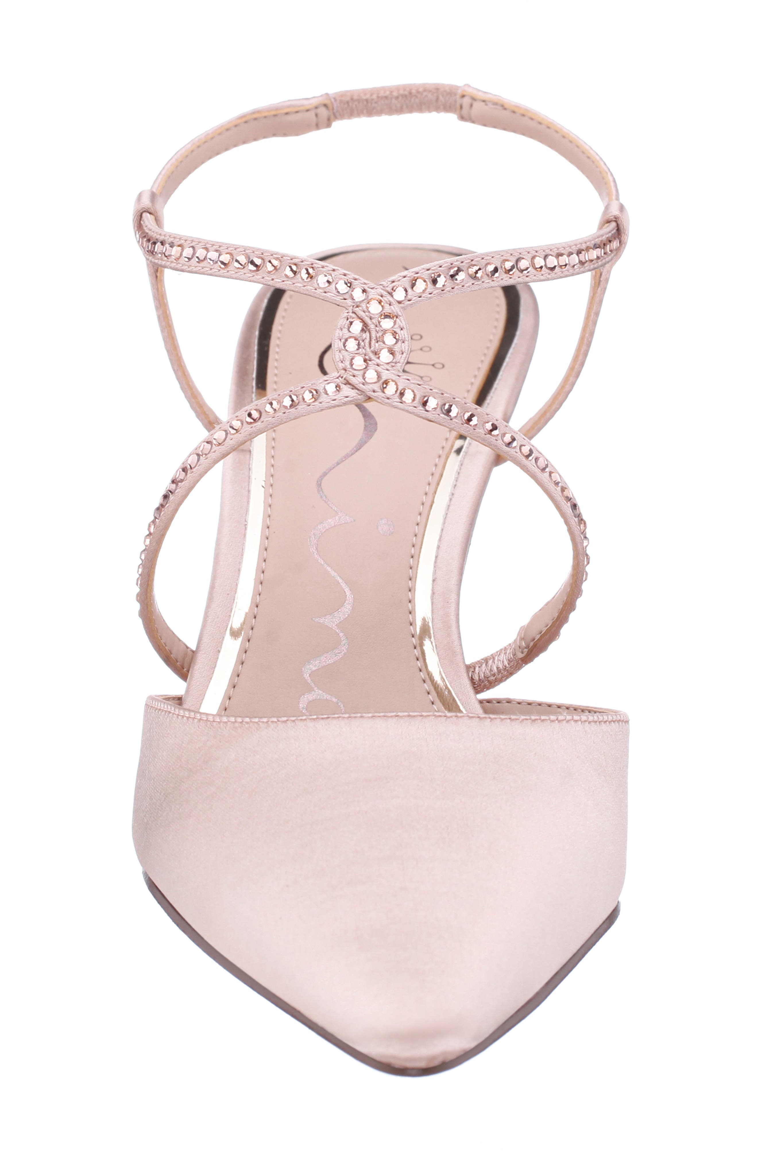 Nina Nichele Pointed Toe Pump, Alternate, color, Pearl Rose