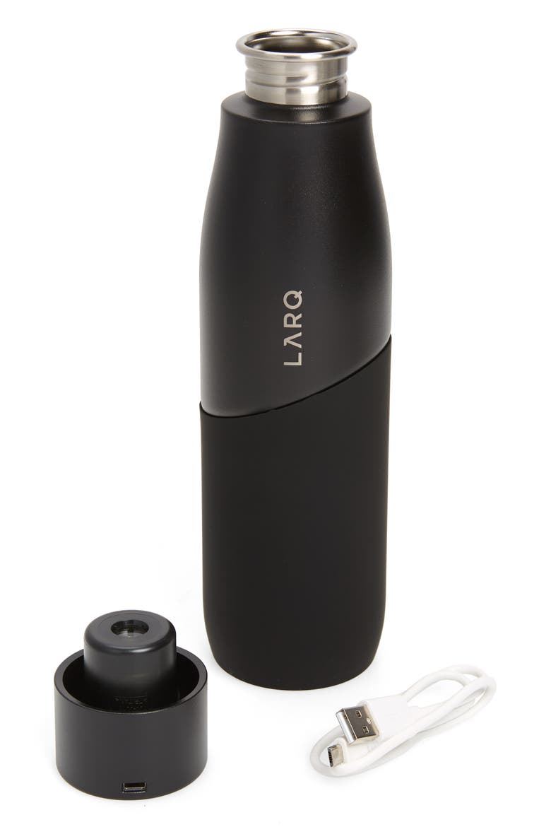 Movement 24 Ounce Self Cleaning Water Bottle, Alternate, color, BLACK/ ONYX