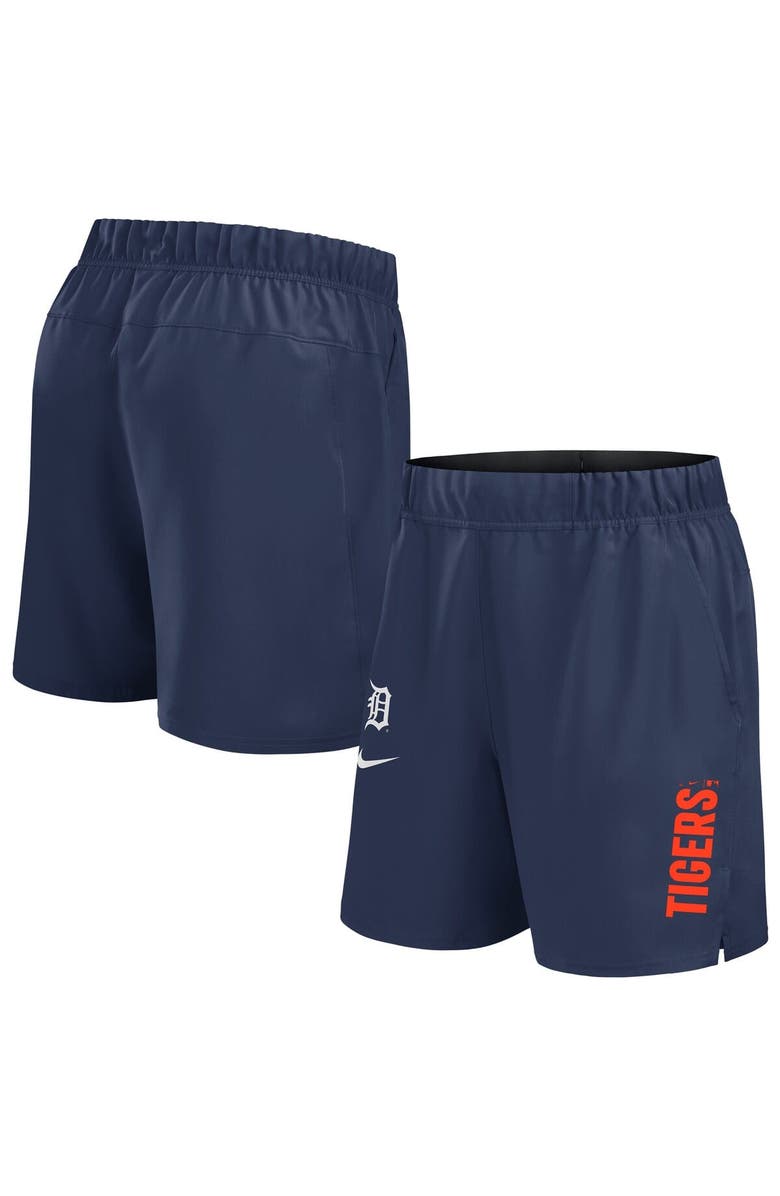 Nike Men's Nike Navy Detroit Tigers Woven Victory Performance Shorts, Alternate, color, Navy
