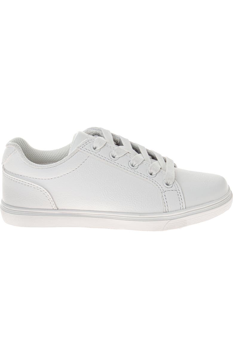 Perry Ellis Boys' Portfolio Sneakers Lightweight Ultra-Foam Sole Non-Slip Sole All-Day Comfort., Alternate, color, White
