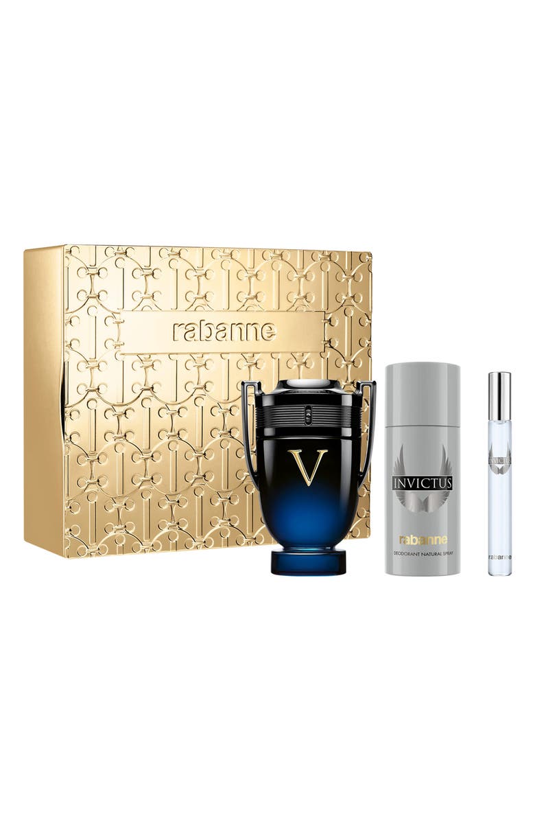 Rabanne Invictus Victory Elixir Parfum Intense 3-Piece Gift Set $218 Value, Alternate, color,