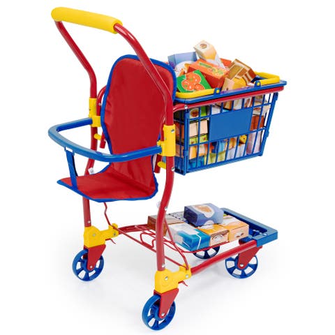 Shopping Cart and Accessories, 61 Pieces