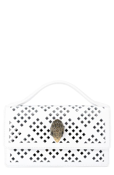 Small Bond Leather Top Handle Bag