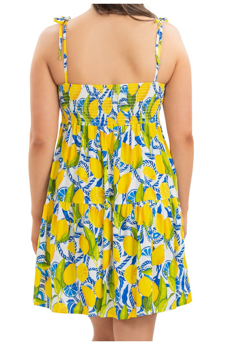 Kenny Flowers The Positano - Mini Resort Dress, Alternate, color, White