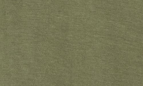 Tart Marilee Mixed Media Long Sleeve Top In Green