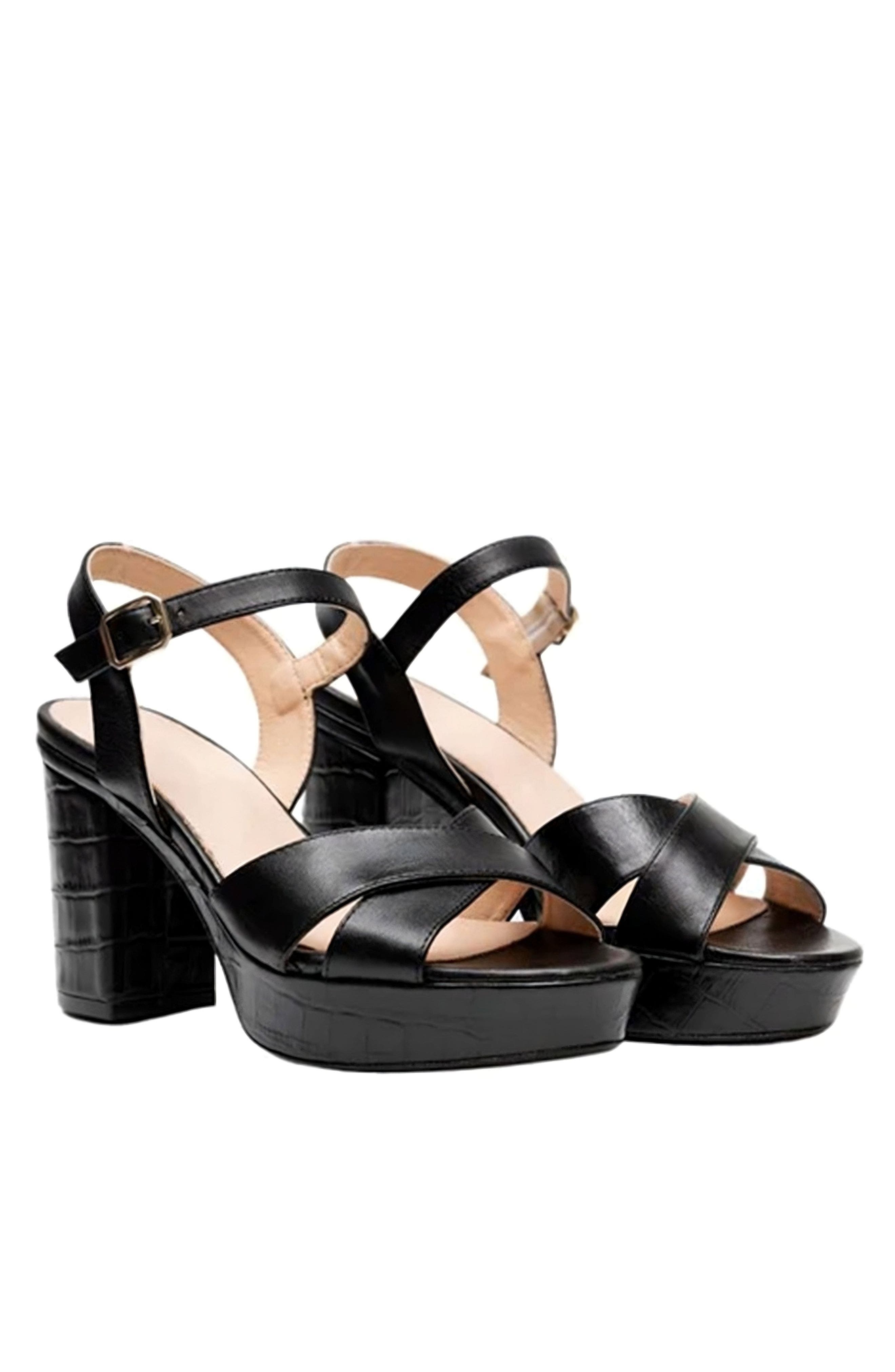 Pippa Block Heel, Alternate, color, black