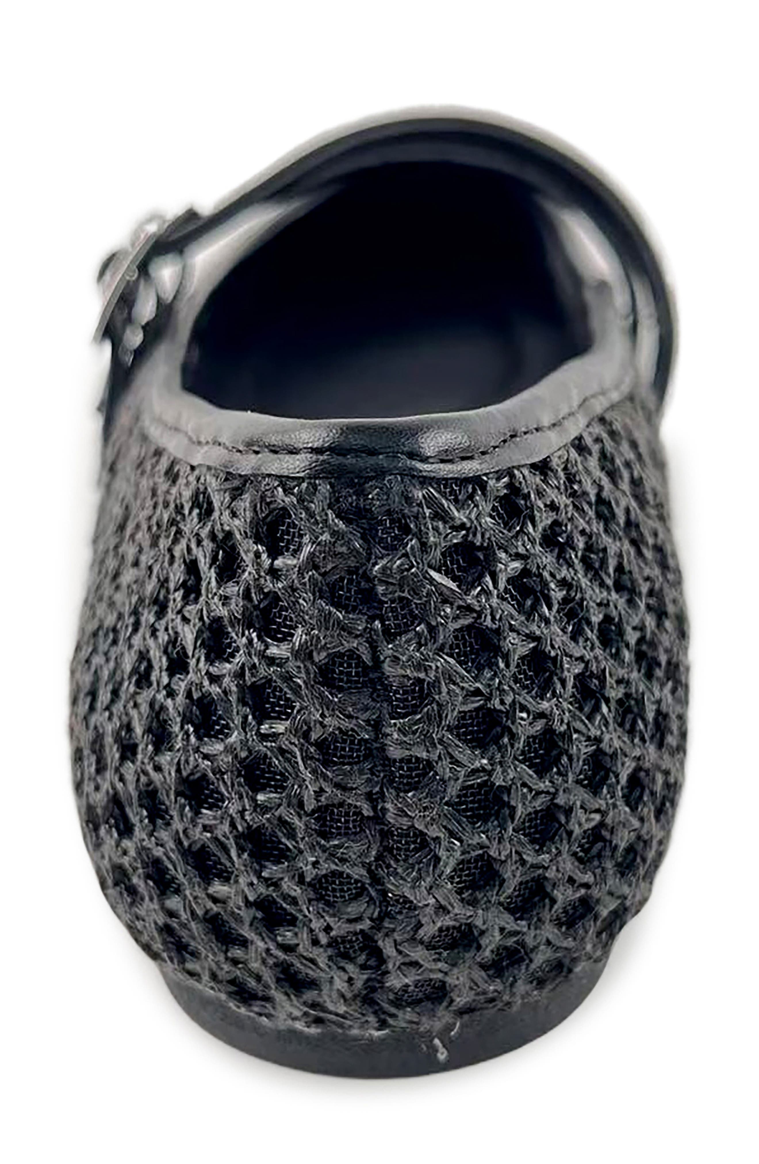 Reaction Kenneth Cole Malibu Crochet Flat, Alternate, color, Black Raffia