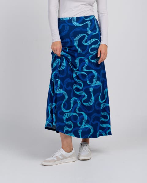 Lena Print Maxi Skirt