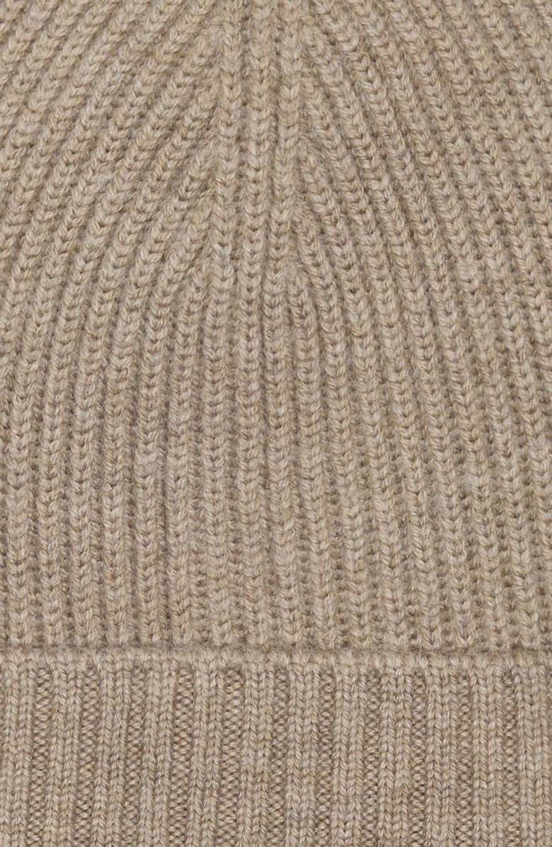 Nordstrom Merino Wool Cuff Beanie, Alternate, color, Camel