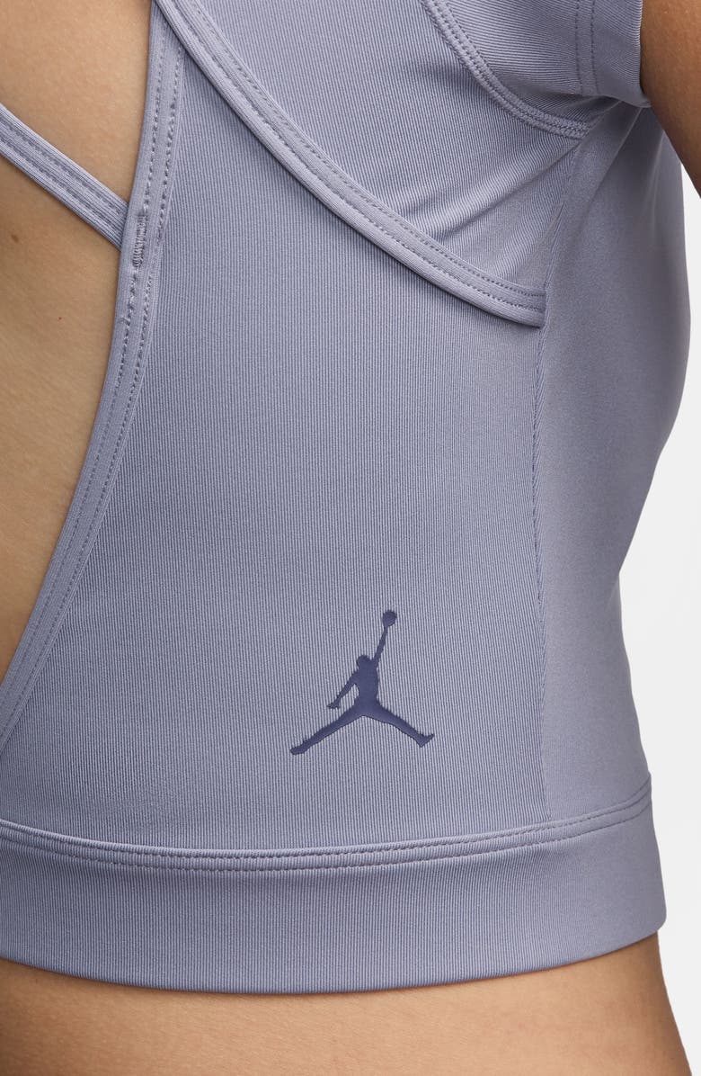 Jordan Dri-FIT Performance Crop Top, Alternate, color, Indigo Haze