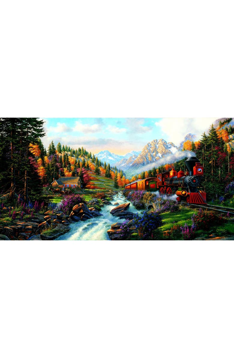 Sunsout Autumn Run 500 piece Jigsaw Puzzle for Adults, Alternate, color, Multicolor