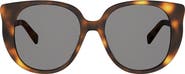 CELINE Triomphe Mini 55mm Butterfly Sunglasses